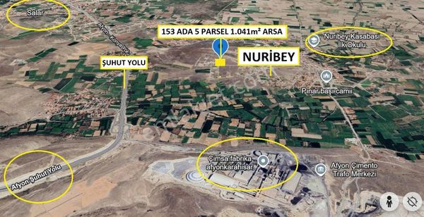 Villa-bungalov-hobi Bahçesi İçin Uygun 2 Kat İmarlı 1.041m² Arsa