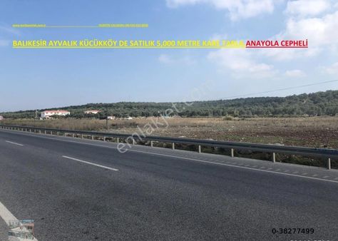 Balıkesir Ayvalık Kucukkoy De Satılık 5 Donum Arsa.anayola Cepheli.