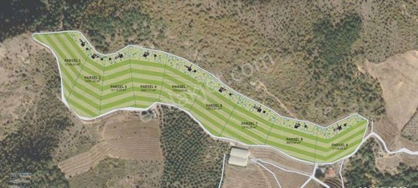 Balıkesir Gömec Kobaşlar Da Satılık 10,000 Metre Kare Bağ Evi Arsası