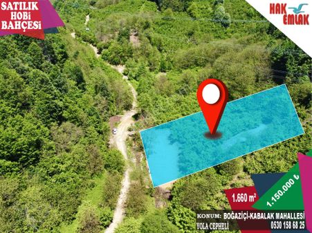 Hak Emlak'tan Kabalak Mah.de Satılık 1.660 M² Hobi Bahçesi