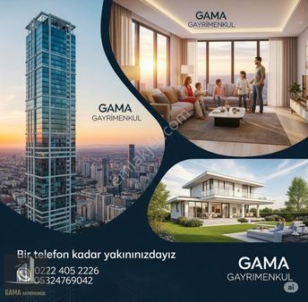 Gama Gayrimenkul'den Şehir Merkezinde Geniş Arakat 4+1 Daire