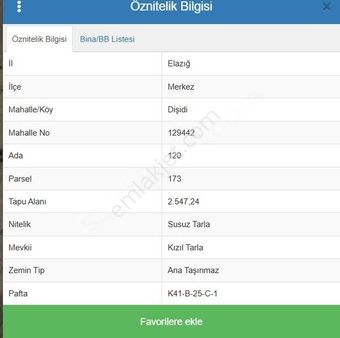 Mavi Göl Emlak'tan Dişidi'de Satılık Yatırımlık Tarla!