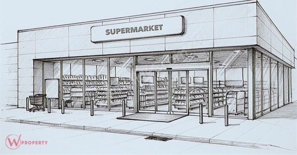 W Property'den Devren Kiralık Kurumsal Marka Süpermarket