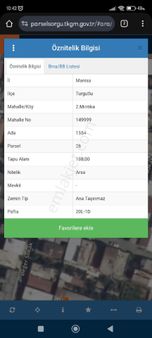 Turgutlu Eymen Emlak'tan Satılık 4 Kat İmarlı Arsa ✅