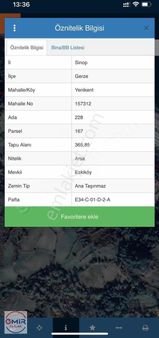 Sinop Gerzede Deniz Manzaralı Arsa