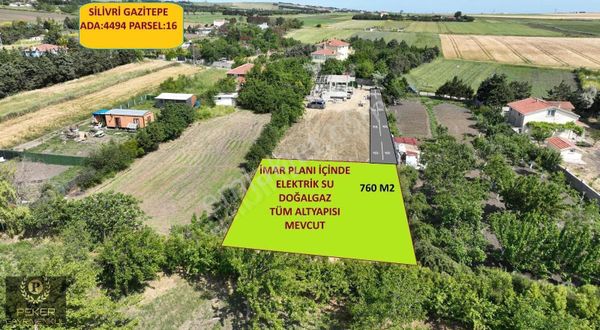 İmar İçinde 760m2 Alt Yapıları Mevcut