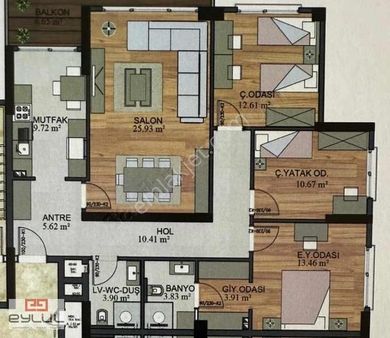 Talas / Mbz Kalitesiyle, 3,5+1 Dairemiz Sizlerle