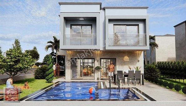 Kuşadası Güzelçamlı Denize 300 M Özel Havuzlu Bahçeli 3+1 Villa