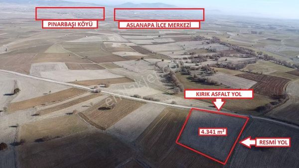 Kütahya Aslanapa Ballıbaba' Da 4340 M2 Satılık Arsa