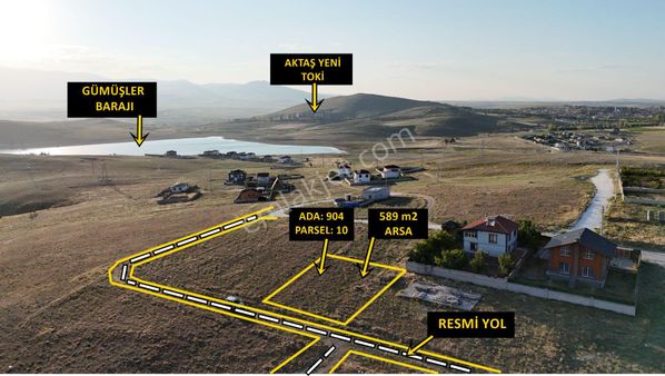 E.gökal Gümüşler Manzaralı ! Mükemmel Konumlu 588 M2 Arsa Uygun