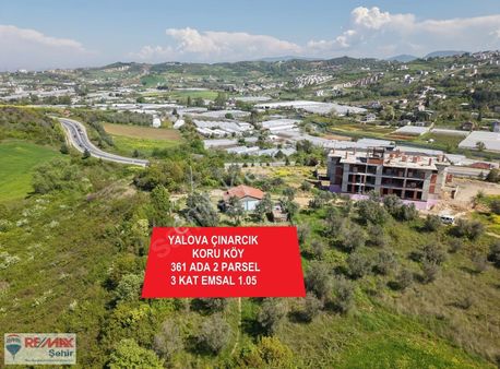 Remax Yalova Dan Çınarcık Koru Mevkii 3 Kat İmarlı Satılık Arsa