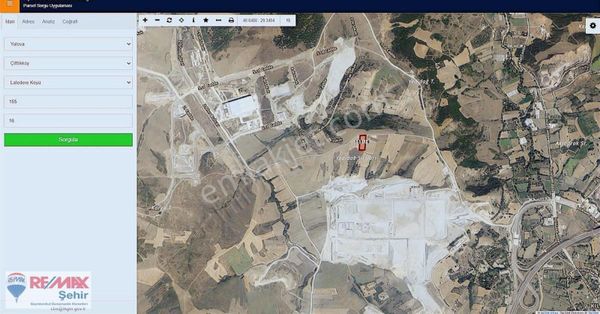 Yalova Çiftlikköy Osb Bölge. Ksa Nitelikli Satılık 7.036m2 Tarla