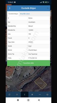 Edirne Uzunköprü Mesçit Yatırımlık Arsa