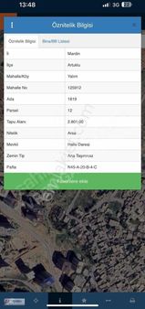 Mardin Satılık Parsel 2801 Metrekare