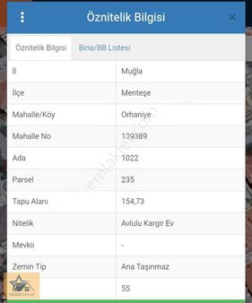Muğla Orhaniye Mahallesinde Satılık Yatırımlık Arsa!