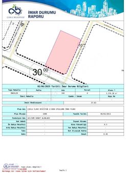Önerler Mahallesi 3 Kat Ticari+konut İmarlı 3377 M2 Satılık Arsa