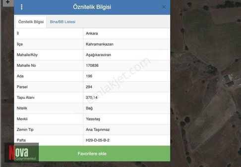 Nova'dan Bahçe Yapımına Uygun Tek Tapu Resmi Yola Cepheli Parsel