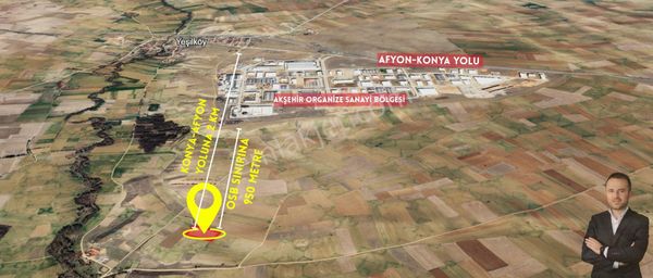 Konya Akşehir Reisde 5499 M2 Osb Yakını Yatırımlık Fırsat Arazi