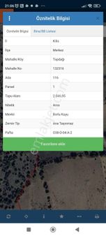 Kilis Merkez Top Dagında Satlik Arsa