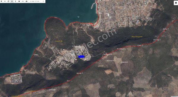 Aydın Didim Akbük Mahallesi Ful Deniz Manzaralı Doğayla İç İçe Villa İmarlı Muhteşem Bir Manzara