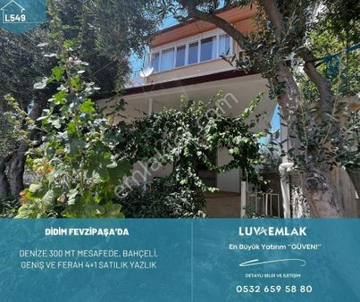 Didim Fevzipaşa'da Bahçeli Ve Teraslı, Geniş Ve Ferah Satılık 4+1 Yazlık