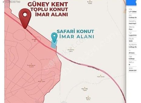 Gölbaşı Karagedik Aydın Mahallesi'nde Satılık Yatırımlık Kooperatif Hissesi