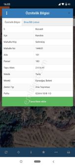 Kocaeli Kandıra Selimköyde Satılık Tarla