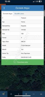 Trabzon Kaşüstünde Satılık Deniz Manzaralı Arsa