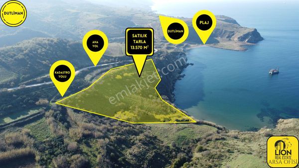 🟡⚫bandırma Dutliman'da Tersane Çalışması Yapılan 13.572 M² Satılık Arazi⚫🟡