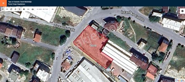 Taşoluk'ta Cadde Cepheli 2.188m2 Tek Tapu İmarlı Arsa...