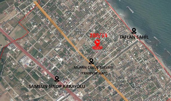 Truva'dan Atakum Taflan Camii Mahallesi'nde Denize Yakın Villa Arsası