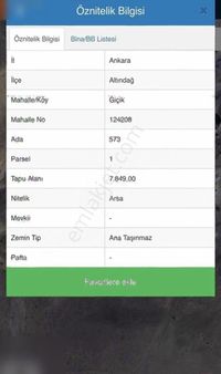 ***cantürk Emlak'tan Yatırımlık Altındağ Gicik'te İmarlı Arsa***