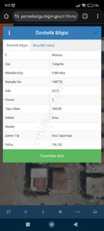 Turgutlu Eymen Emlak'tan Ergenekon Mh Satılık 2 Adet Yan Yana İmarlı Arsa ✅