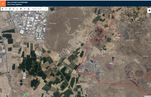 Aksaray Karataş Satılık Tarlalar, 3 Tarla Birlikte Satılıktır.