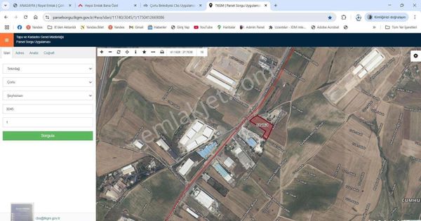 Ali Osman Çelebi Bulvarında Kiralık Depolama Arsası