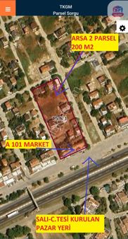 Haydar Emlaktan Yenicede 2 Parsel 200 M2,denize Ve Çarşıya Yakın Arsa