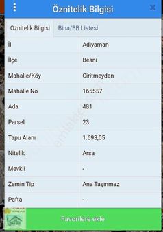 Yerinde Dönüşüm Arsası