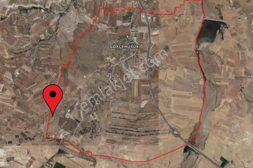 Gölbaşı Gökçehöyük 7300 M² Tek Tapu Tarla