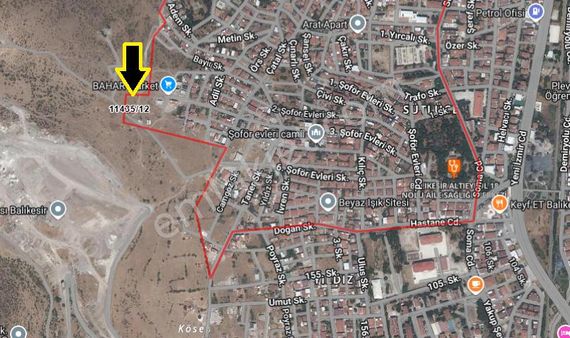 Satılık 2 Kata İmarlı Arsa