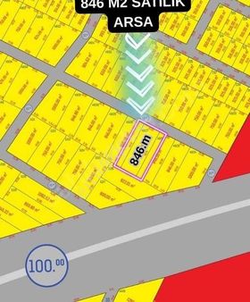 İş Yeri Arsası 846 Metre Satılık