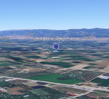 İzmir Bayındır Kızılcaova Da Yatırıma Uygun Verimli Tarla!