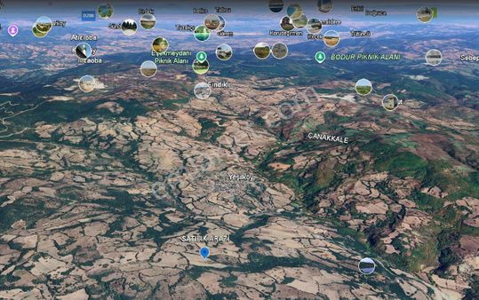 Çanakkale Yenice Yeşilköy De Satılık Arazi