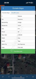 Doğa İçinde Villa Arsası