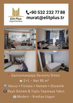 🏡 Gaziosmanpaşa Serenıty Küçükköy Sitesi’nde Satılık 2+1 Daire