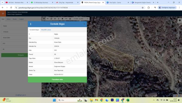 Kılan Yaylasında Tarla