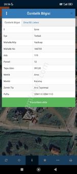 İzmir Torbalı Yazıbaşı İstiklal Mh.satılık Arsa 391 M2. 3 Kat İmarlı %30