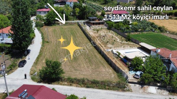 Uğur'dan Seydikemer Sahil Ceylan Mah.1513 M2 Köyiçi İmarlı Kupon Arazi