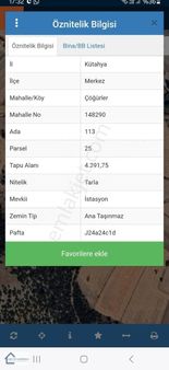 Satılık Arsa Kütahyada Merkezde