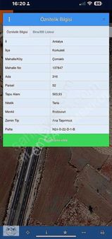 Hilal Gayrimenkul'den Burdur-korkuteli Yoluüzeri Çomaklıda 564m2