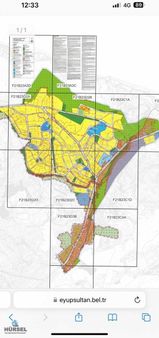 Eyüp Ağaçlı Satılık 1100 M2 Arsa